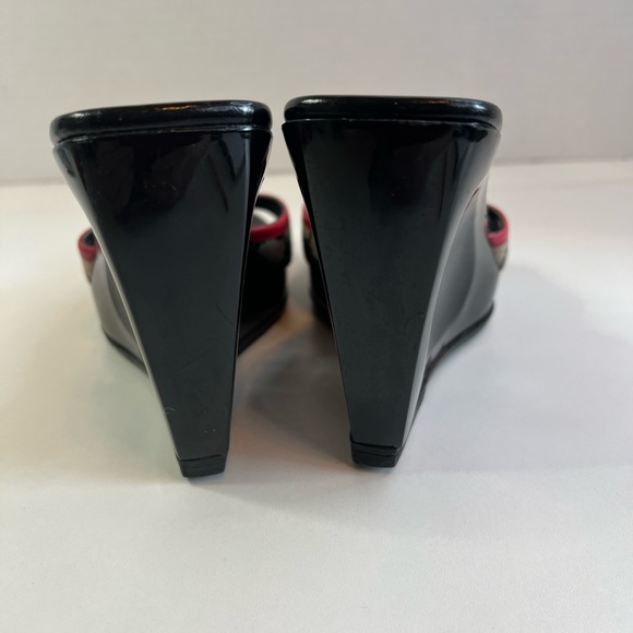 Authentic Gucci GG Logo Monogram Platform Sandals/Slides Size 7.5 w/COA - Picture 3 of 15